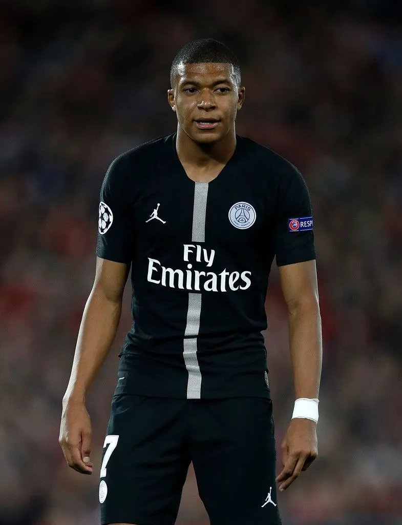 Mbappe Psg Paris Saint Germain Jordan PLAYER ISSUE 2018 2019 Third Soccer Jersey SKU# 918923-012 M
