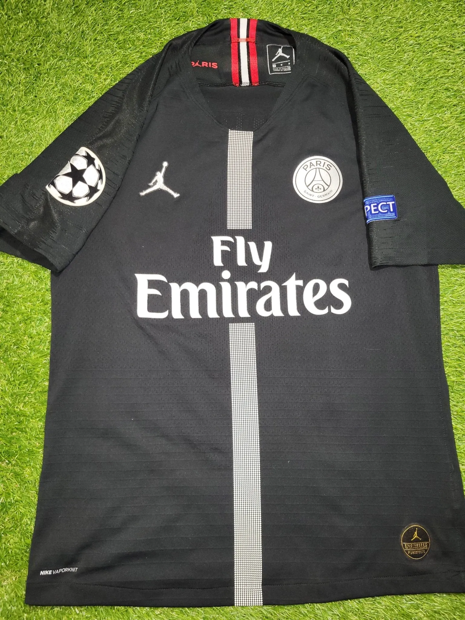 Mbappe Psg Paris Saint Germain Jordan PLAYER ISSUE 2018 2019 Third Soccer Jersey SKU# 918923-012 M
