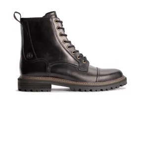 Mens - Clarkridge Hi Black Leather Mens - Clarkridge Hi Black Leather