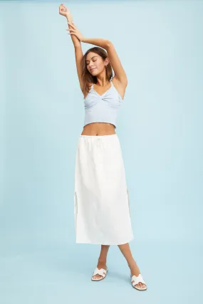 Monet Linen Midi Skirt Monet Linen Midi Skirt