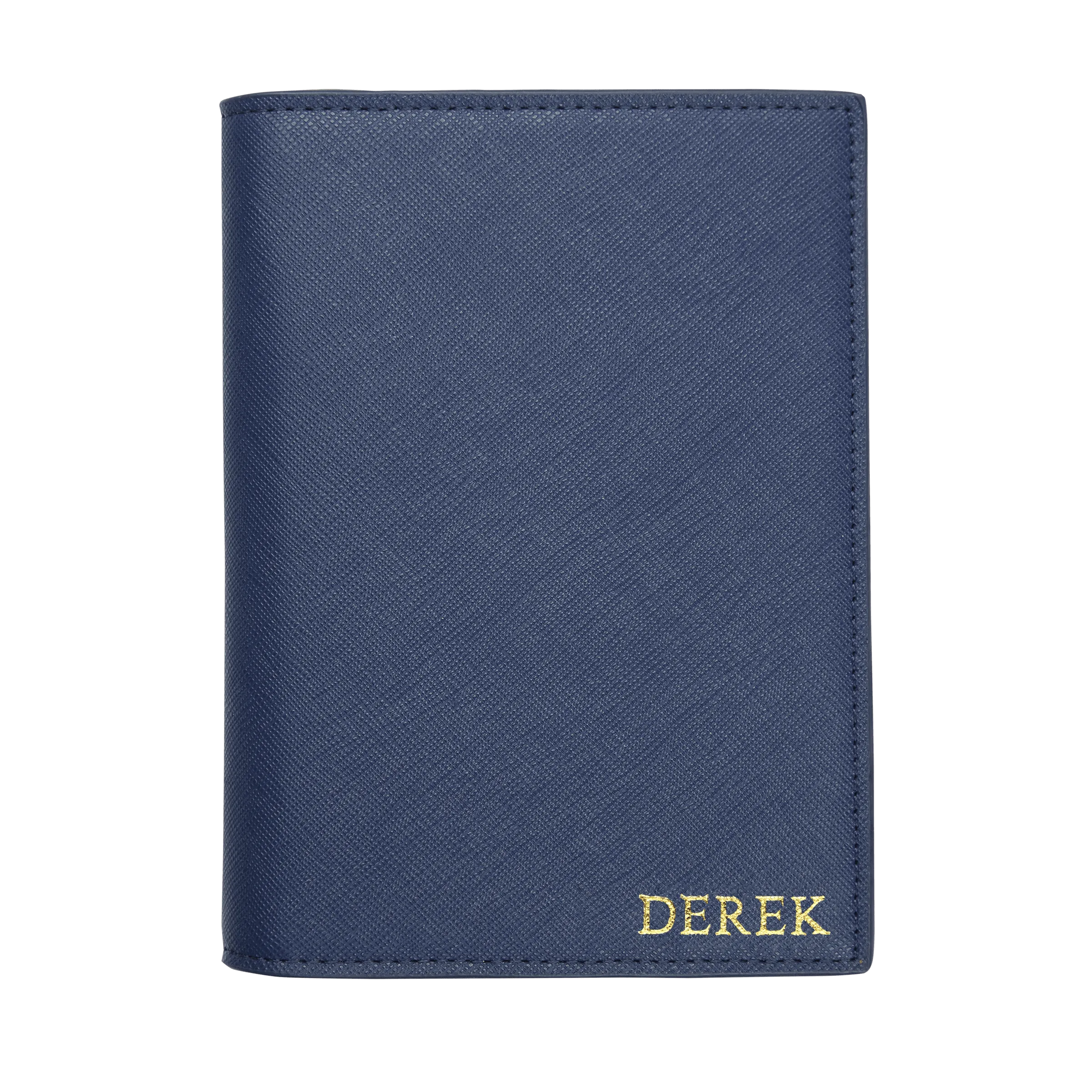 Navy - Saffiano Passport Cover