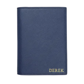 Navy - Saffiano Passport Cover Navy - Saffiano Passport Cover