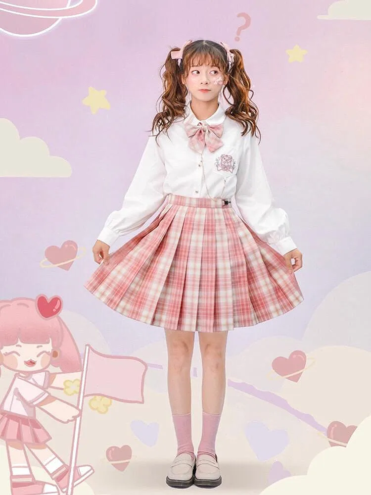 Peach Princess JK Uniform Skirts