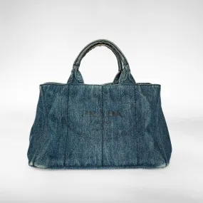 Prada Canapa Bag Denim Prada Canapa Bag Denim