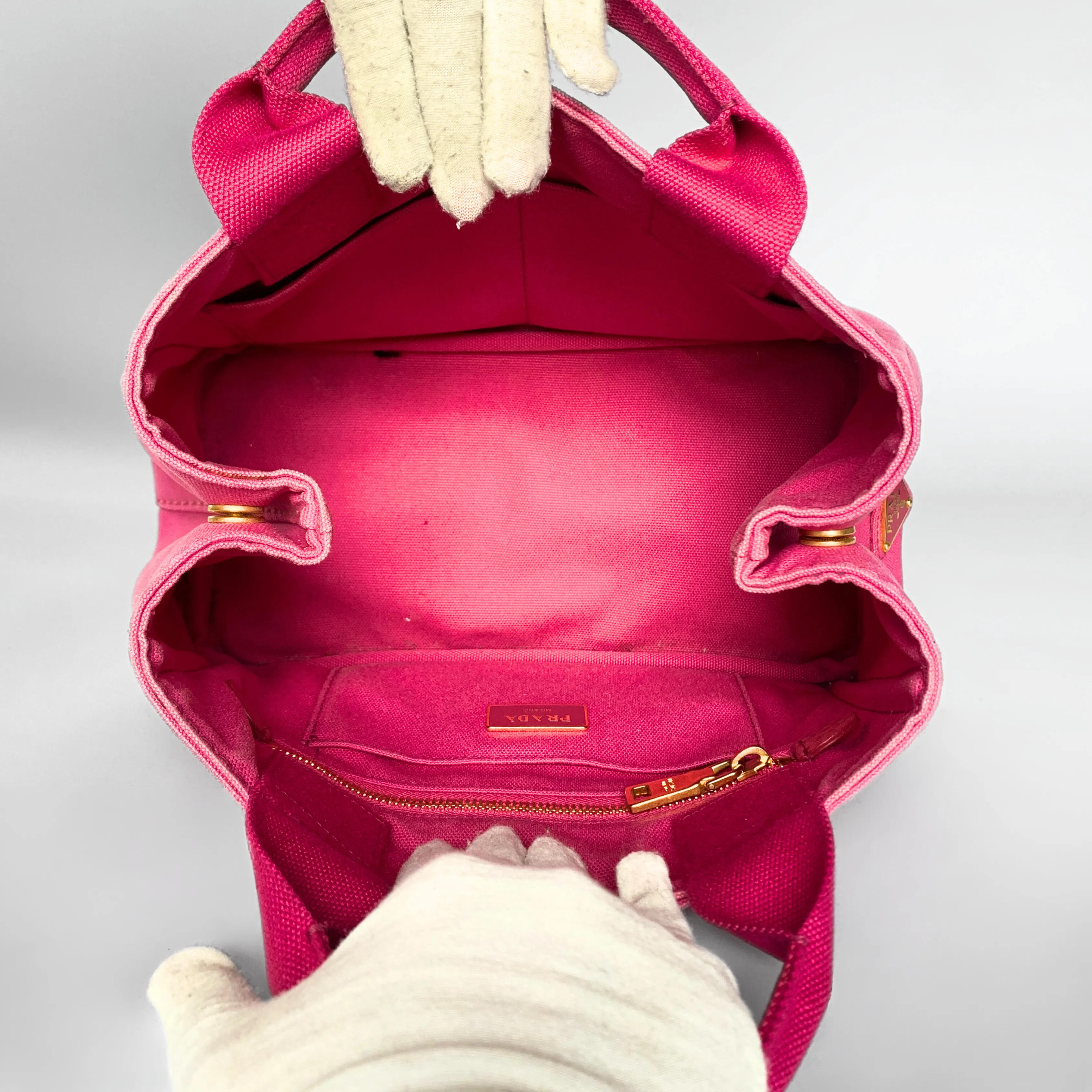 Prada Canapa Bag Small Canvas