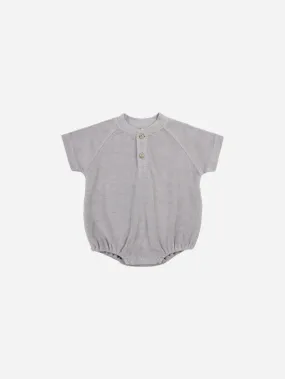 Quincy mae- Terry Romper- Peri Quincy mae- Terry Romper- Peri