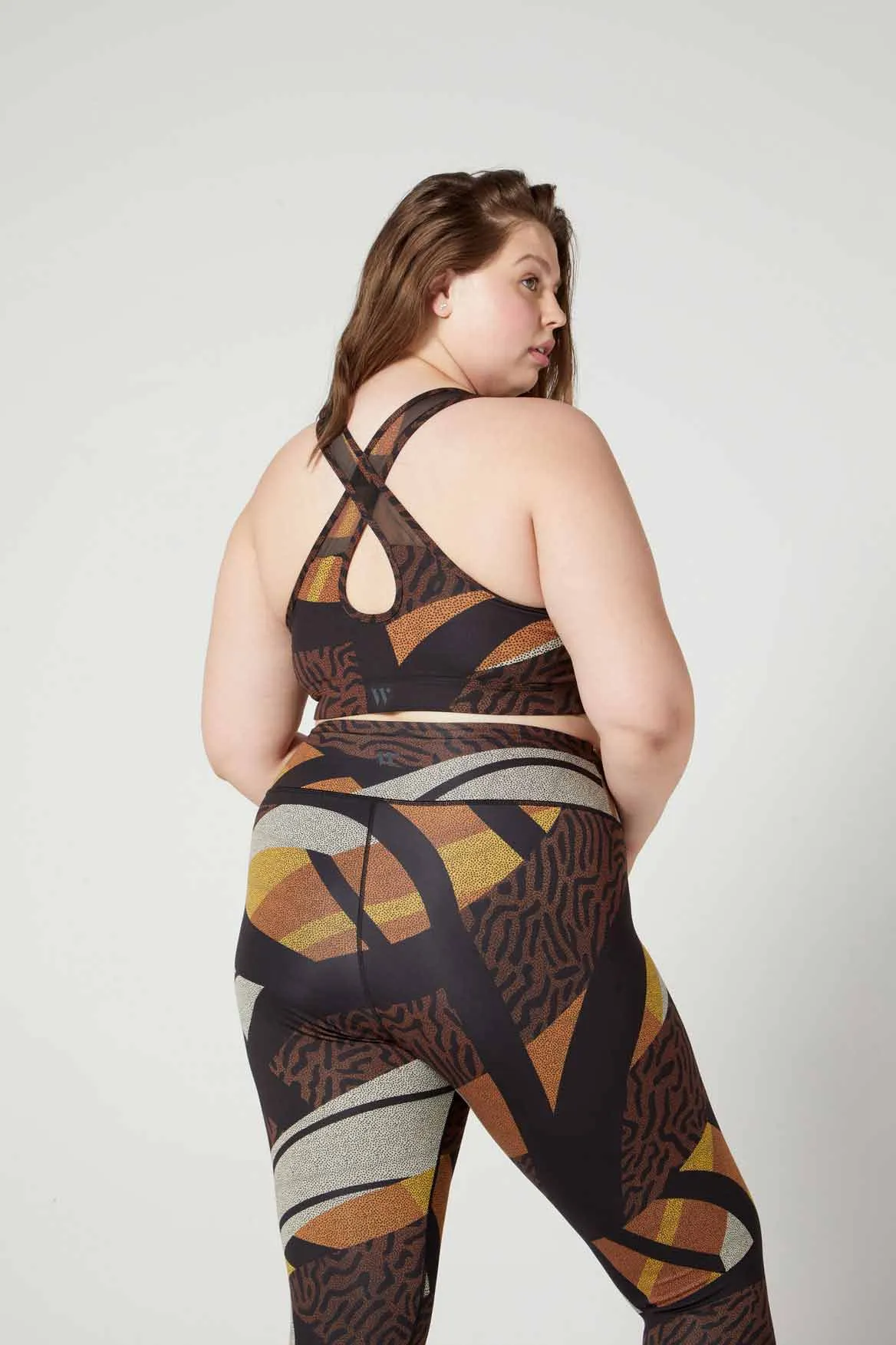 Rebel Cross Back Bra Totem