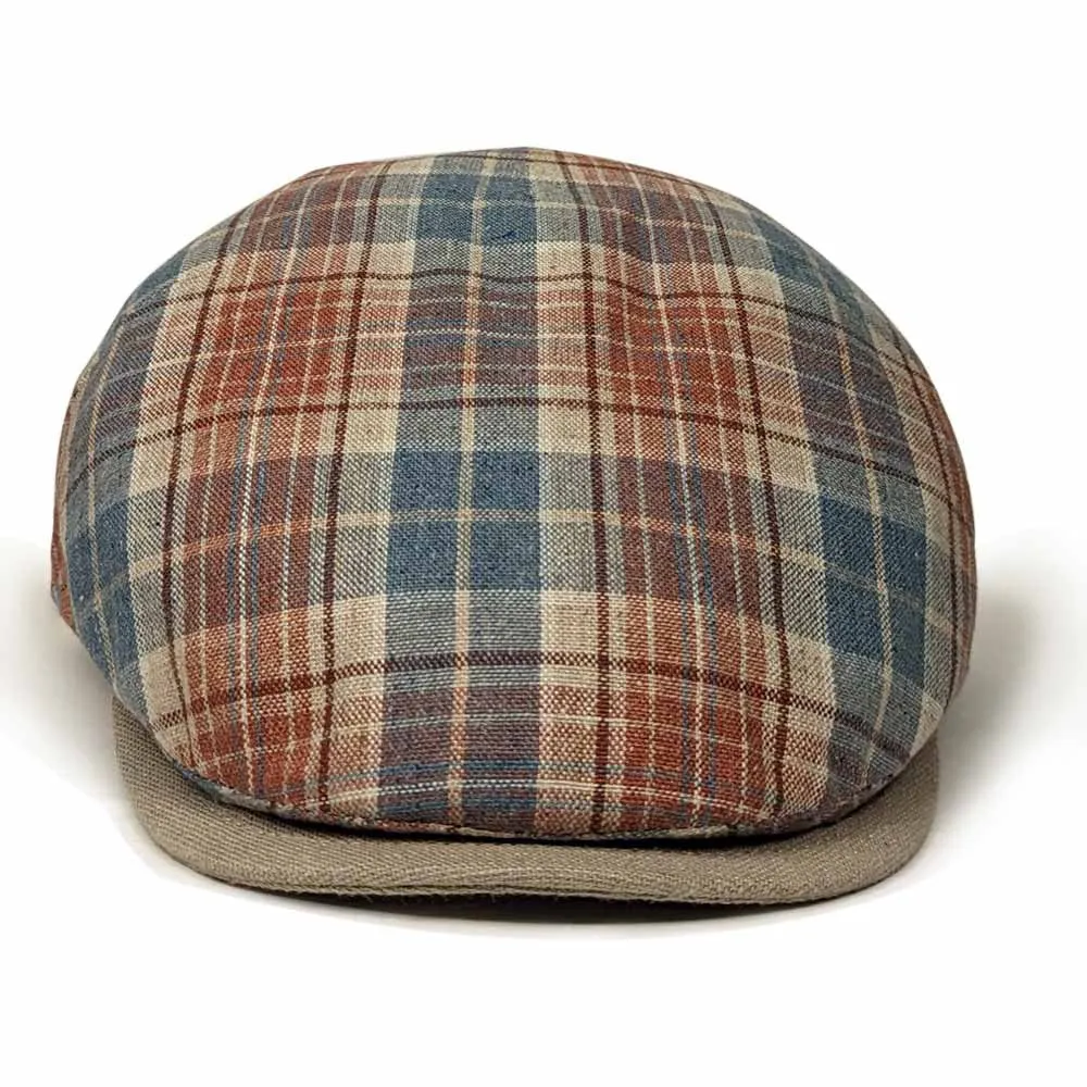 Saint Martin - "Monte Rosso" Silk Flat Cap