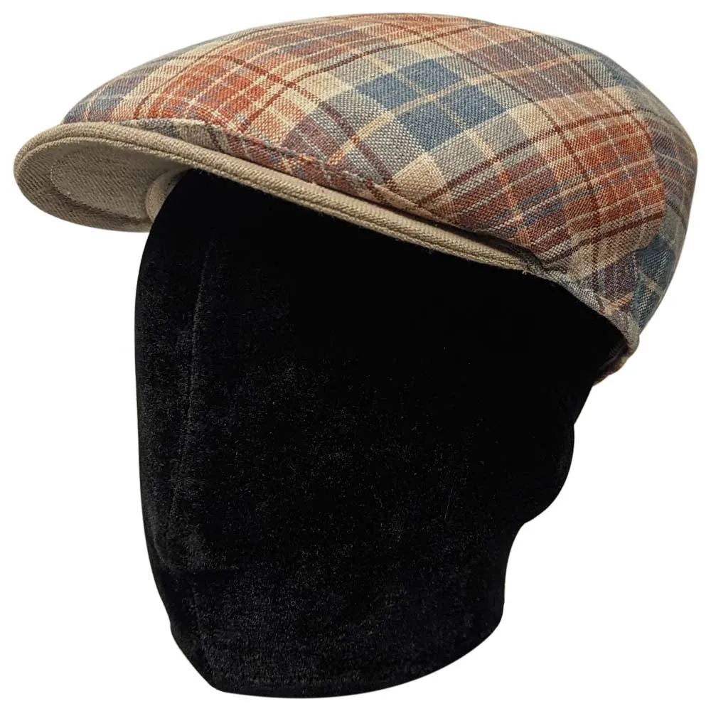 Saint Martin - "Monte Rosso" Silk Flat Cap