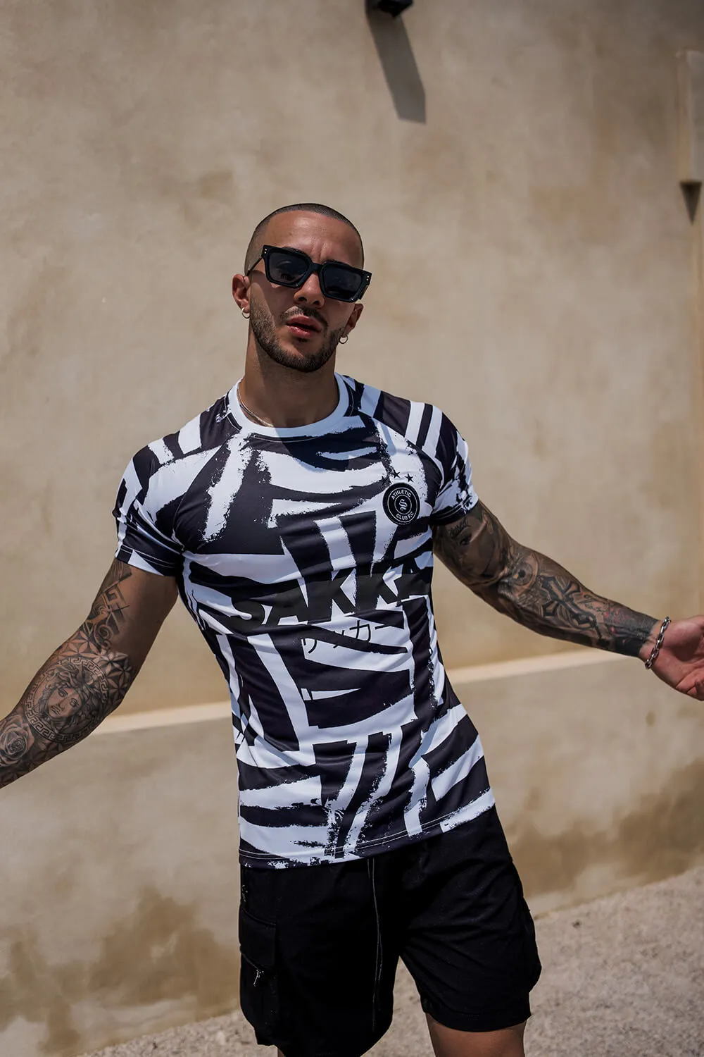 Sakka Football Tee - White