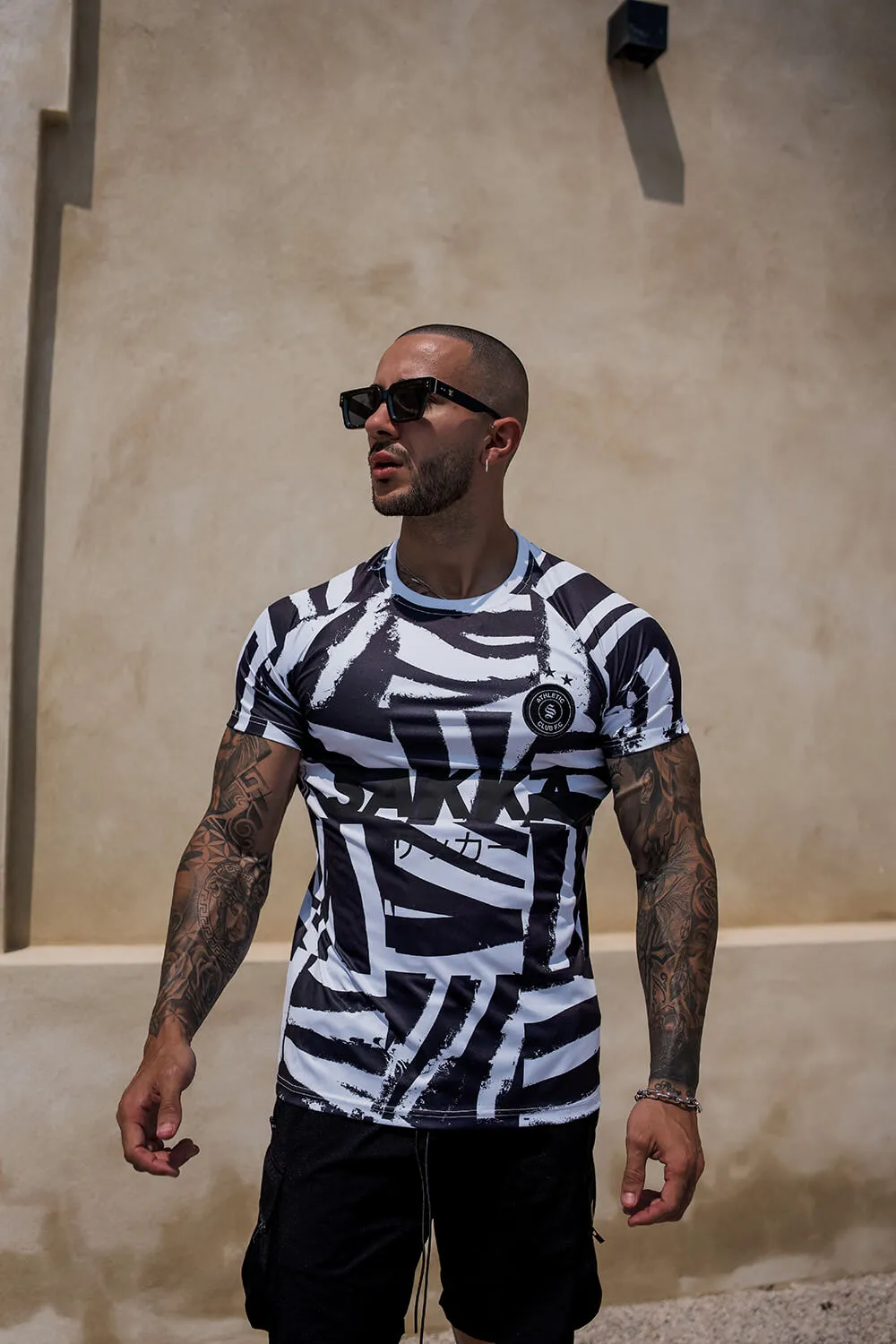 Sakka Football Tee - White