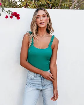 Savanna Ruffled Tank Bodysuit - FINAL SALE Savanna Ruffled Tank Bodysuit - FINAL SALE