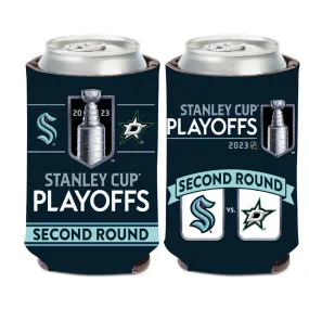 Seattle Kraken 2023 Stanley Cup Playoffs Round 2 Matchup Can Cooler Seattle Kraken 2023 Stanley Cup Playoffs Round 2 Matchup Can Cooler