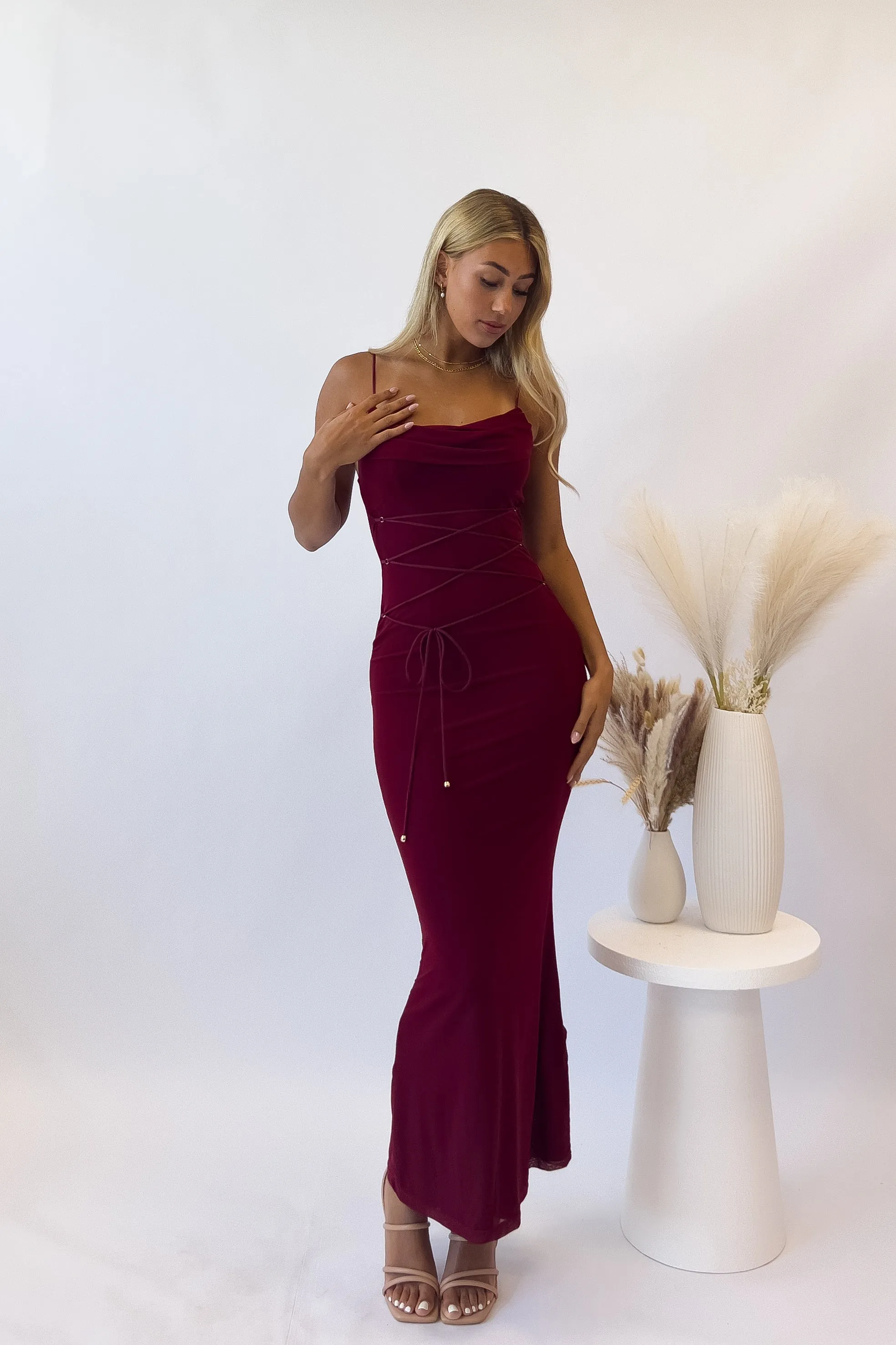 Serendipity Maxi Dress - Wine