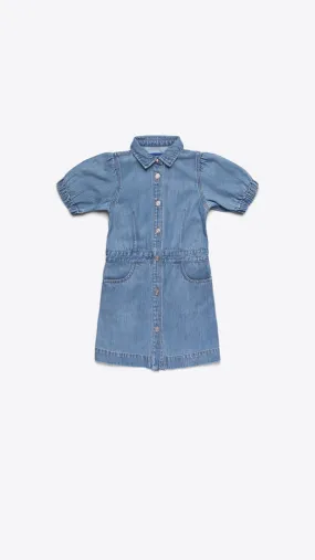 Short Sleeve Denim Dress Short Sleeve Denim Dress