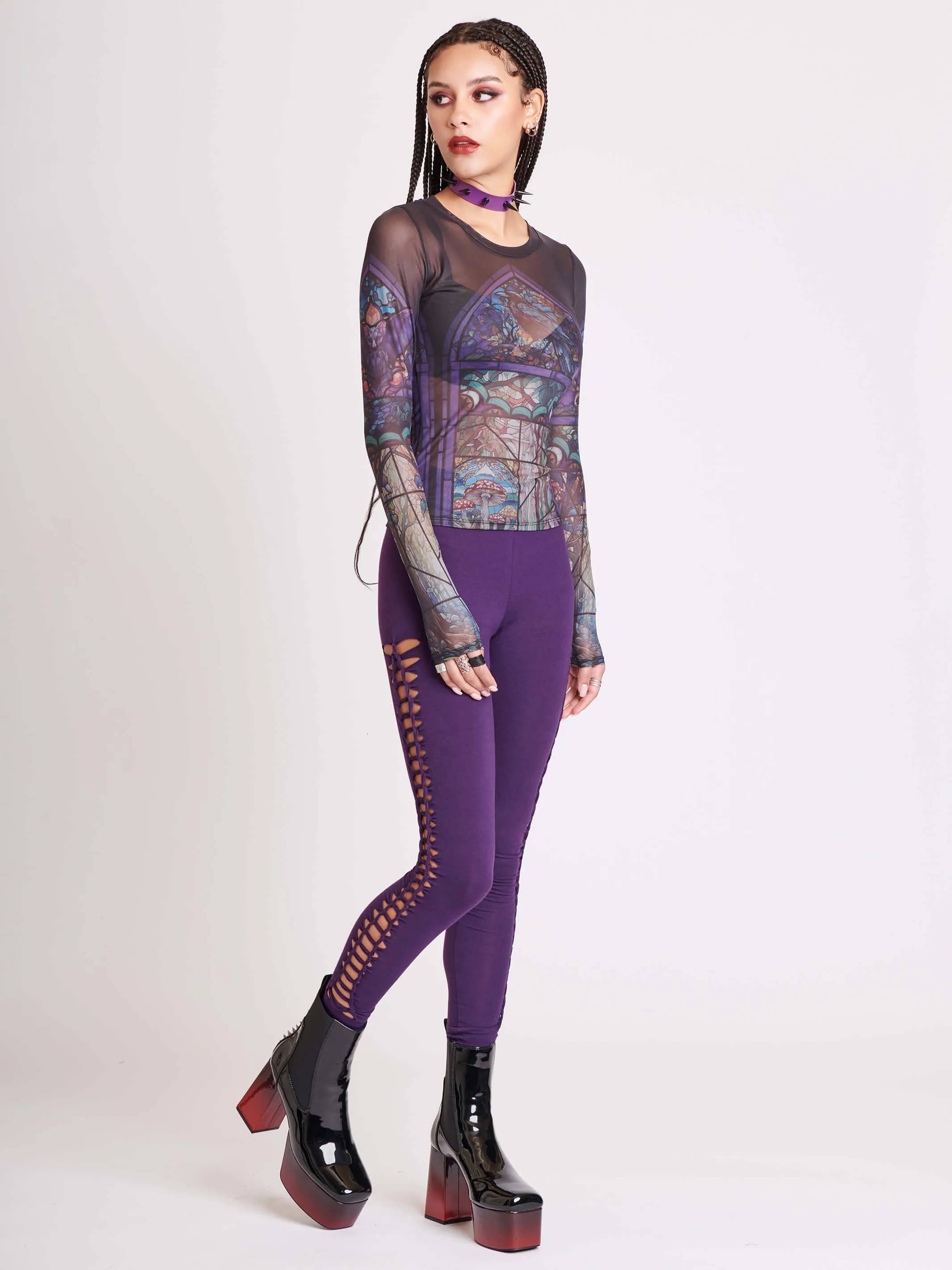Stained Glass Mesh Top