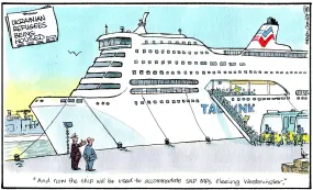 Steven Camley cartoon for The Herald - 12th July 2023 - (Print 1067) Steven Camley cartoon for The Herald - 12th July 2023 - (Print 1067)