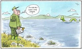 Steven Camley cartoon for The Herald - 13th March 2024 - (Print 1177) Steven Camley cartoon for The Herald - 13th March 2024 - (Print 1177)