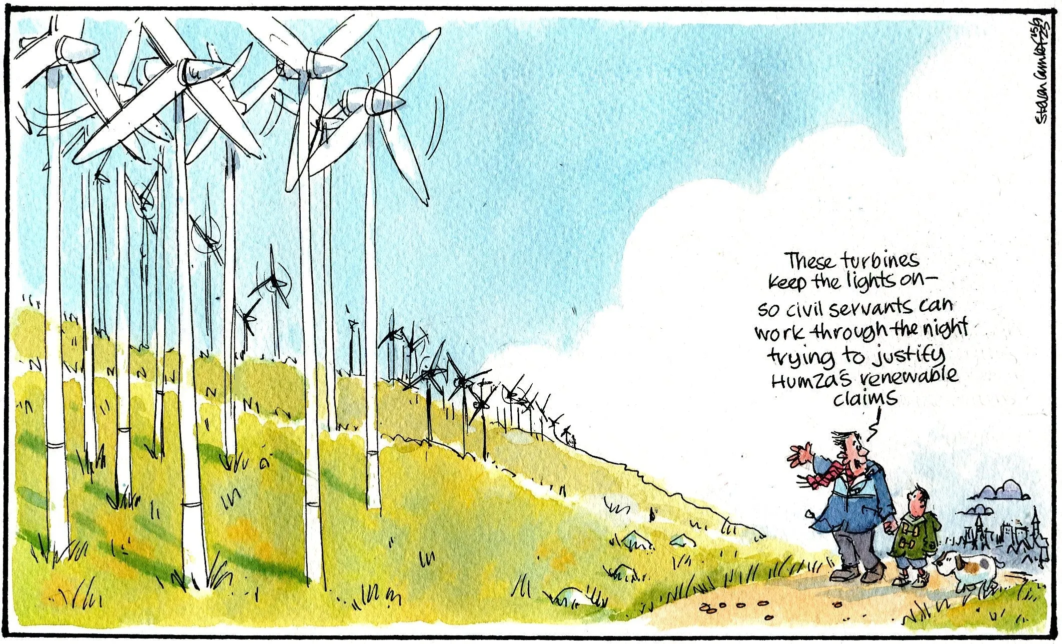 Steven Camley cartoon for The Herald - 15th September 2023 - (Print 1101)