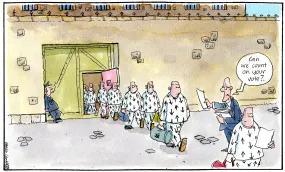 Steven Camley cartoon for The Herald - 17th May 2024 - (Print 1229) Steven Camley cartoon for The Herald - 17th May 2024 - (Print 1229)