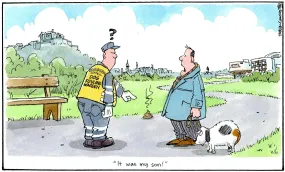 Steven Camley cartoon for The Herald - 18th November 2023 - (Print 1137) Steven Camley cartoon for The Herald - 18th November 2023 - (Print 1137)