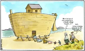 Steven Camley cartoon for The Herald - 19th April 2024 - (Print 1216) Steven Camley cartoon for The Herald - 19th April 2024 - (Print 1216)
