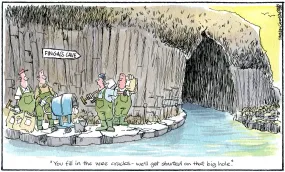 Steven Camley cartoon for The Herald 25th May 2023 (Print 1018) Steven Camley cartoon for The Herald 25th May 2023 (Print 1018)