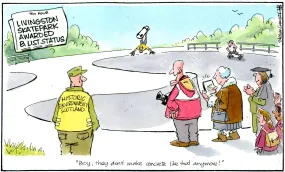 Steven Camley cartoon for The Herald - 2nd March 2024 - (Print 1184) Steven Camley cartoon for The Herald - 2nd March 2024 - (Print 1184)