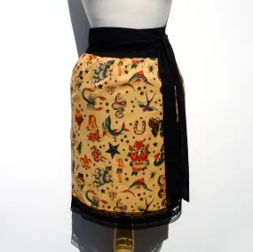 Tattoo flash art print skirt #S-TH732 Tattoo flash art print skirt #S-TH732