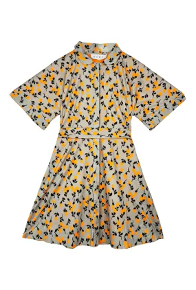 The Donna Day Gown MINI - Persimmon Floral The Donna Day Gown MINI - Persimmon Floral