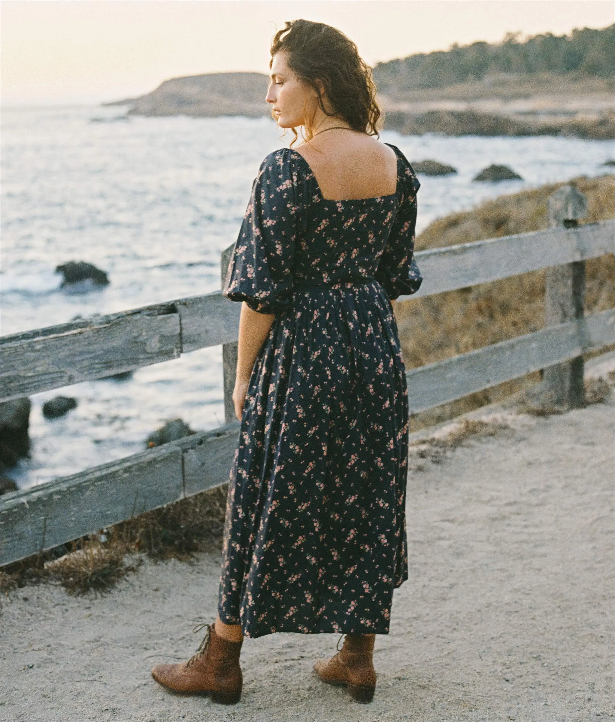 The Peyton Dress | Mums Ditsy Black