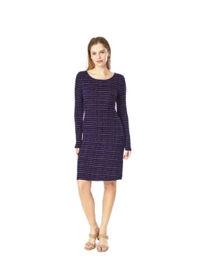 Tianello "Joaquin" French Knit Long Sleeve "Ballet" Dress Tianello "Joaquin" French Knit Long Sleeve "Ballet" Dress