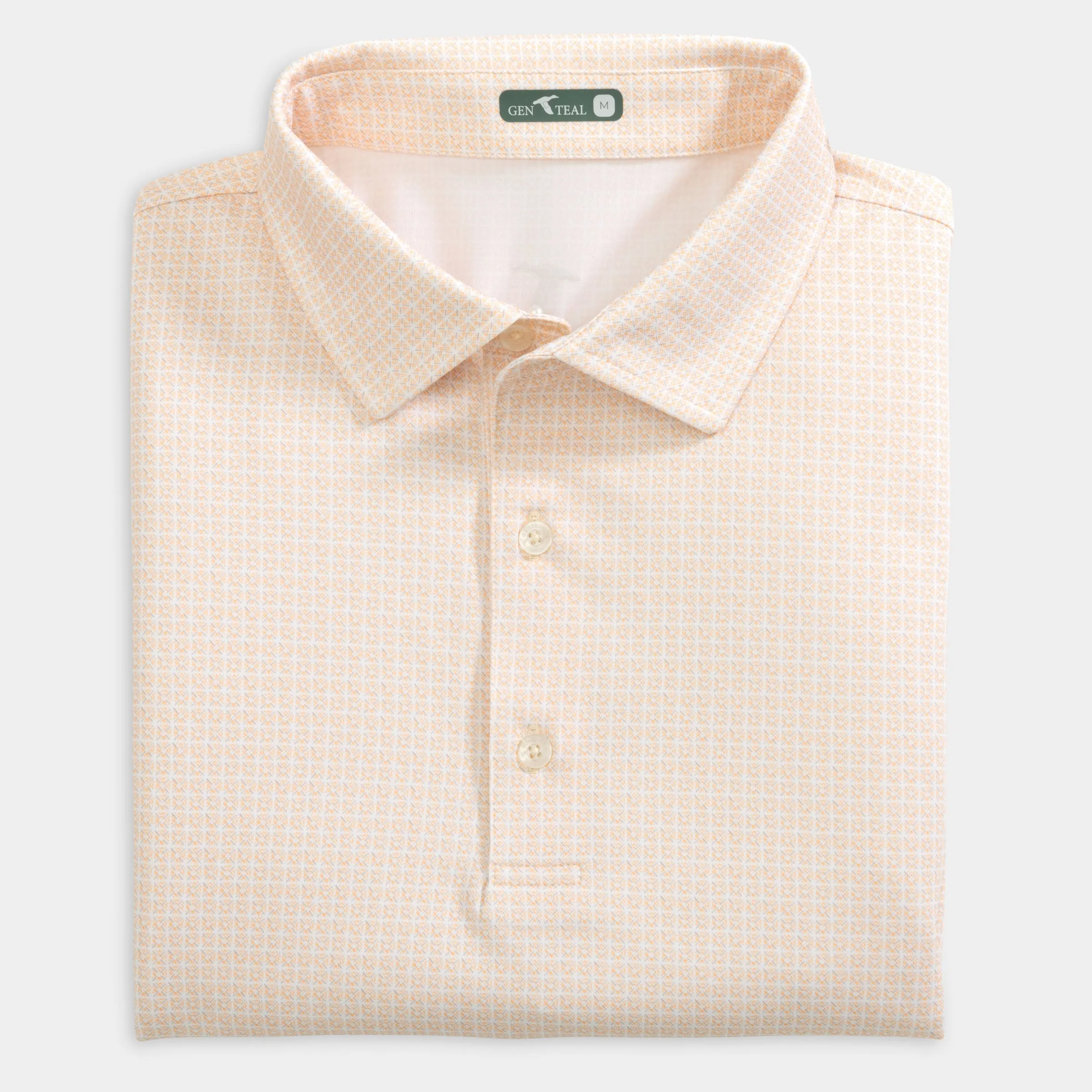 Tile Printed Performance Polo