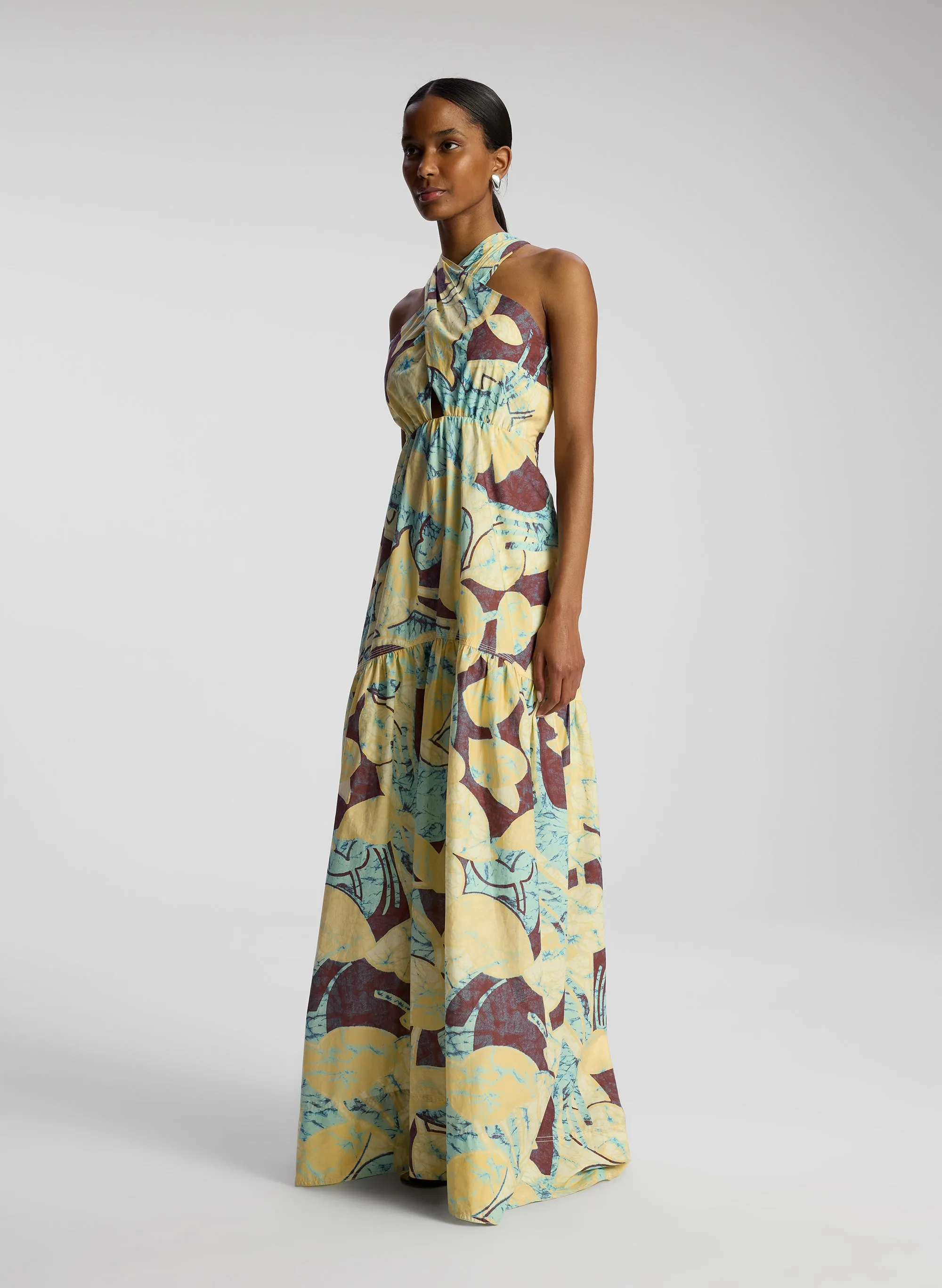 Veronica Cotton Poplin Maxi Dress
