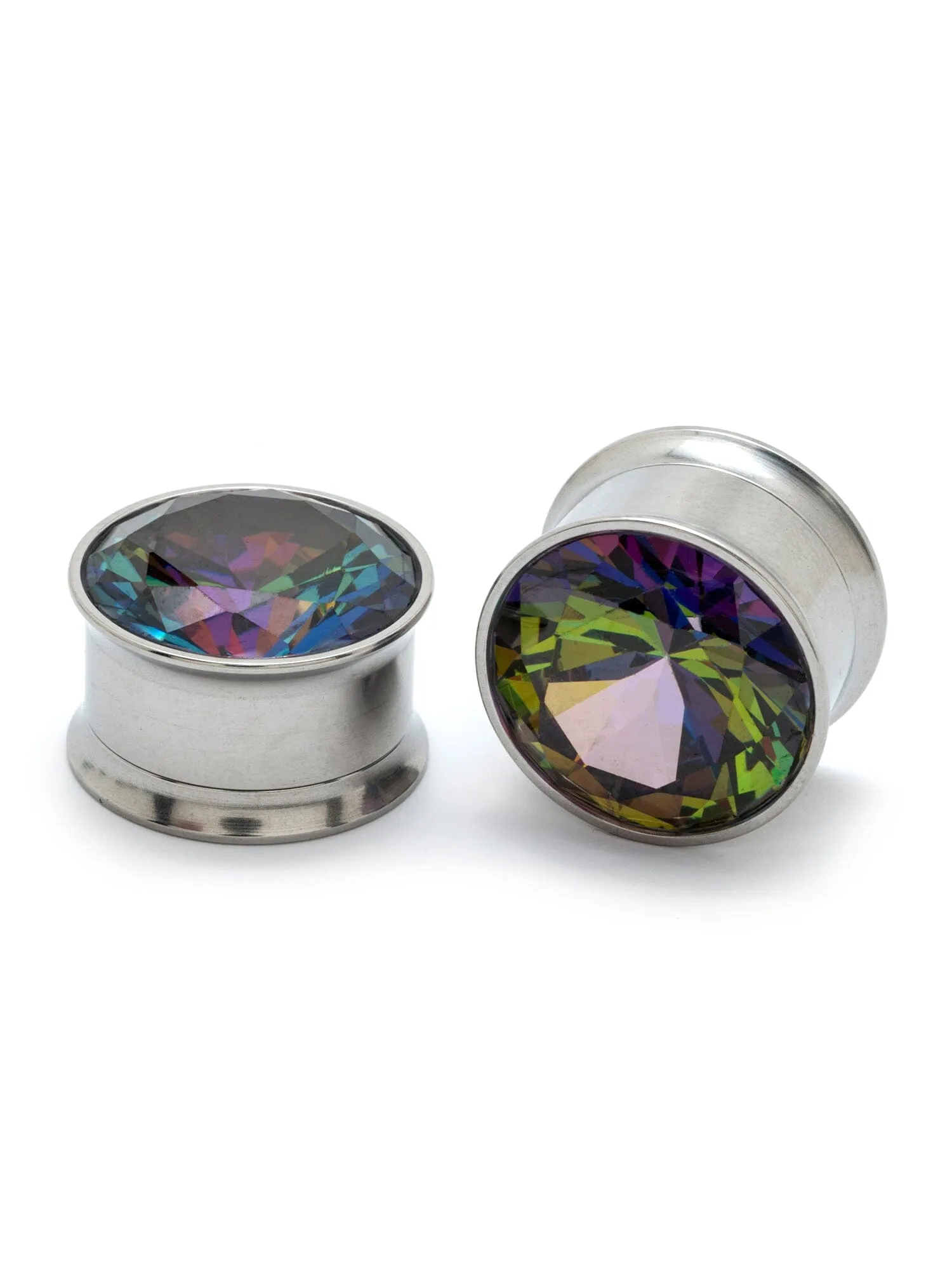 Vitrail Big Bling Internally Threaded Steel Plugs