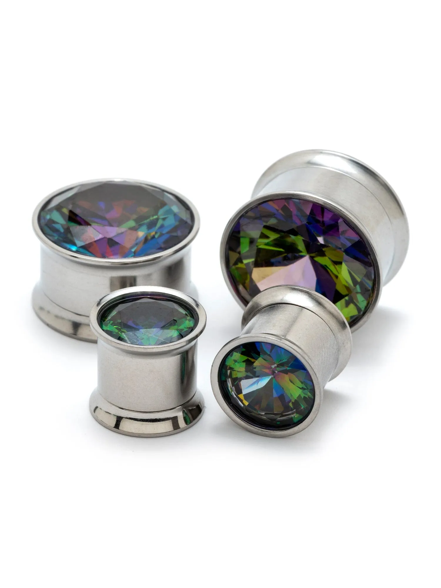 Vitrail Big Bling Internally Threaded Steel Plugs