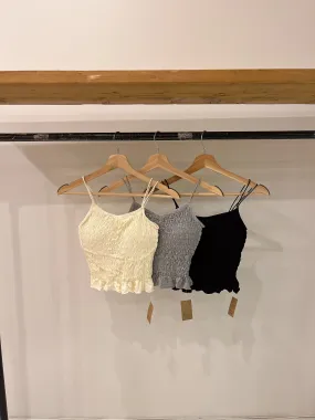 WIKEN Smocked tank top WIKEN Smocked tank top