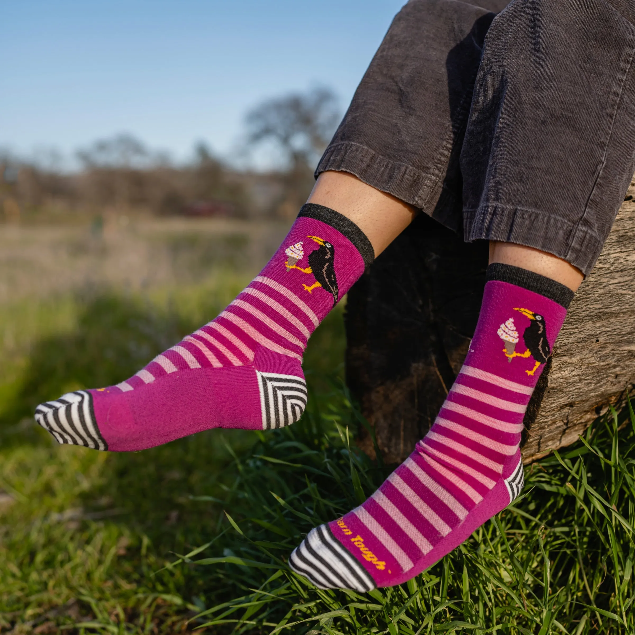 Women's Animal Haus Crew  Lightweight Lifestyle Sock